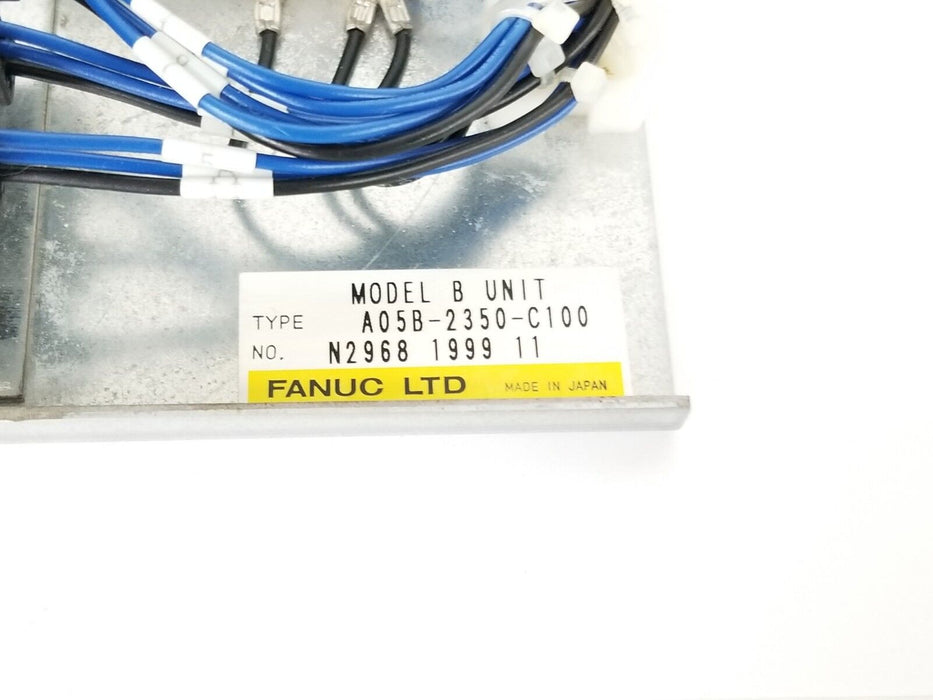 FANUC A05B-2350-C100 MODEL B UNIT W/ A03B-0808-C001 INTERFACE MODULE
