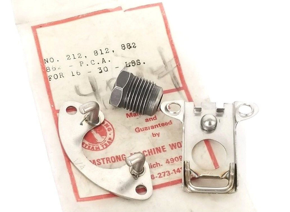 NEW ARMSTRONG NO. 212, 812, 882, 862 - P.C.A. BRACKET KIT, 16-30LBS (INCOMPLETE)