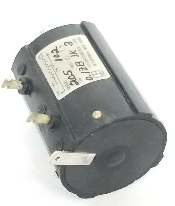 NIB LITTON INDUSTRIES 205-102 POTENTIOMETER 0.12B-1K-3