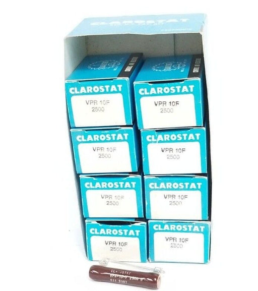 LOT OF 8 NIB CLAROSTAT VPR-10-F 2500 RESISTORS 2500 OHMS 411 9107 VPR10F2500