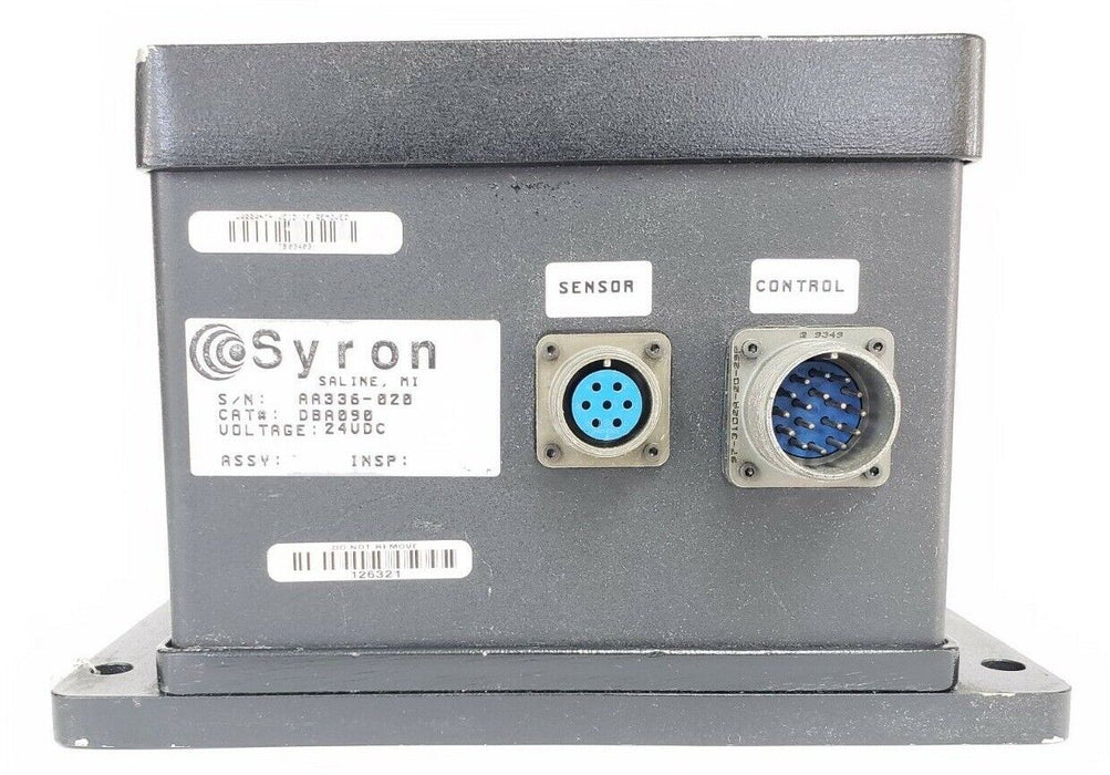 SYRON DBA 090 DOUBLE BLANK ANALYZER DBA090, 24VDC (REPAIRED)