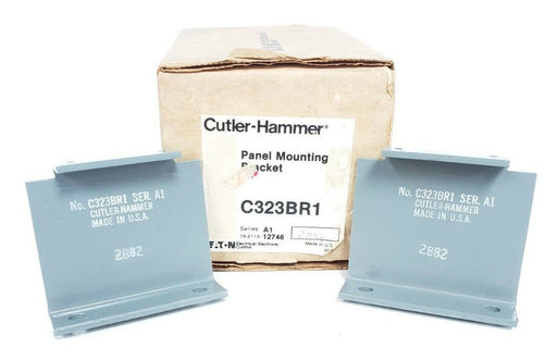 BOX OF 2 NEW EATON CUTLER-HAMMER C323BR1 PANEL MOUNTING BRACKETS, SERIES A1