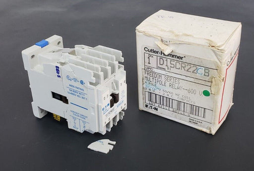 NEW EATON CUTLER-HAMMER D15CR22CB MULTIPOLE RELAY D15CR22 SER. B1 (DAMAGED)