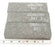 LOT OF 3 GENERIC 0UA62101 GRINDING STONE PLATES 6 IN. L 1 IN. T 2 IN. W QUA62101
