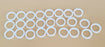 LOT OF 25 NEW GENERIC 23550 SEALS 9120-9950-9409TA1E54-52