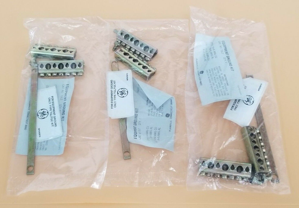 LOT OF 3 NEW GENERAL ELECTRIC TGL2 EQUIPMENT GROUND KIT 75A702703P1 NP245819