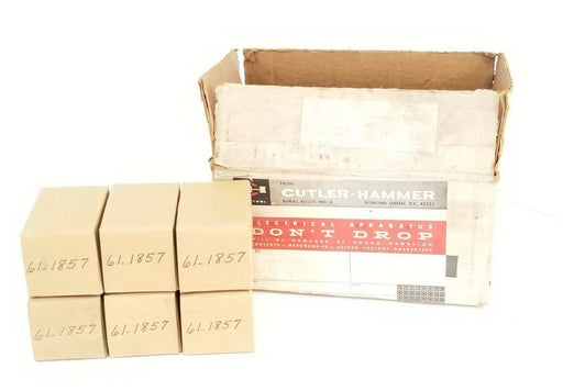 LOT OF 6 NIB CUTLER HAMMER 61-1857 CONTACTOR PUSH BARS A61-1857