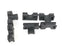 LOT OF 3 NEW MURRPLASTIK 87121240 CABLE ENTRY GROMMETS KDT18