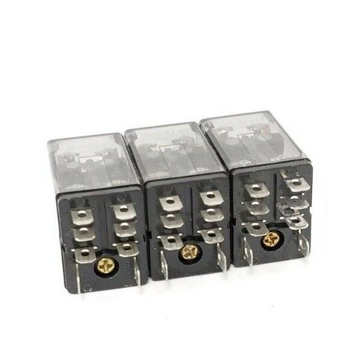 LOT OF 3 POTTER & BRUMFIELD K10P-11D15-24 RELAYS 10A 277VAC 24VDC K10P11D1524