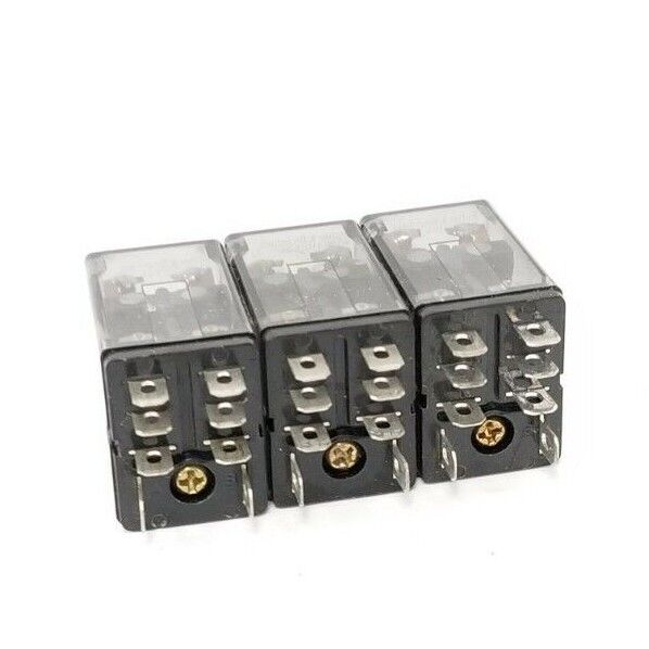 LOT OF 3 POTTER & BRUMFIELD K10P-11D15-24 RELAYS 10A 277VAC 24VDC K10P11D1524