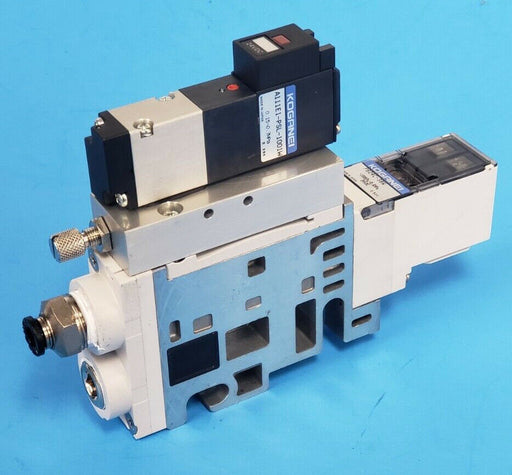 KOGANEI PB24C-38W SOLENOID VALVE W/ A111E1-PSL-1001W COIL, 24VDC