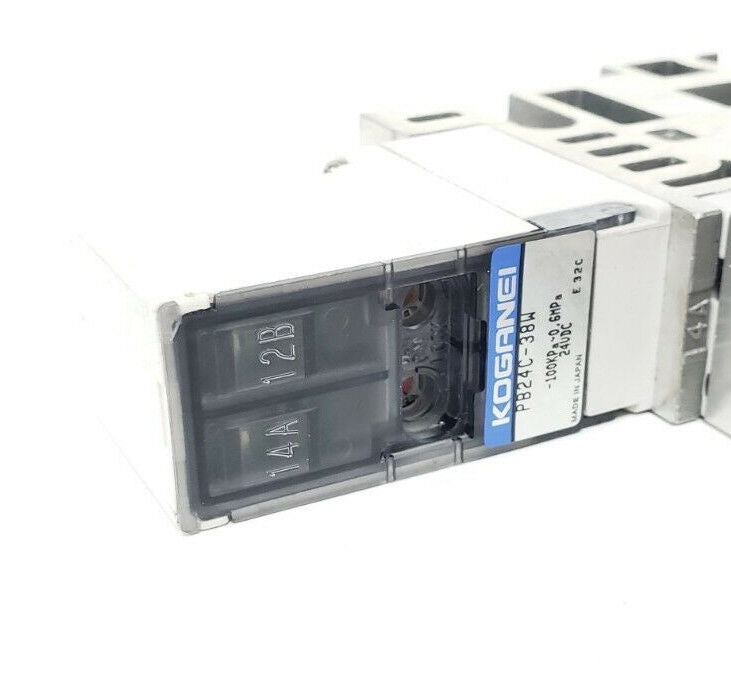 KOGANEI PB24C-38W SOLENOID VALVE W/ A111E1-PSL-1001W COIL, 24VDC