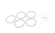 LOT OF 5 NEW VG ANALYTICAL 5711111 O-RINGS VIT 53.7 X 1.78 AS034