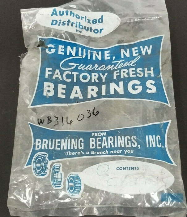 LOT OF 2 NEW BRUENING BEARINGS CJ32E45-40