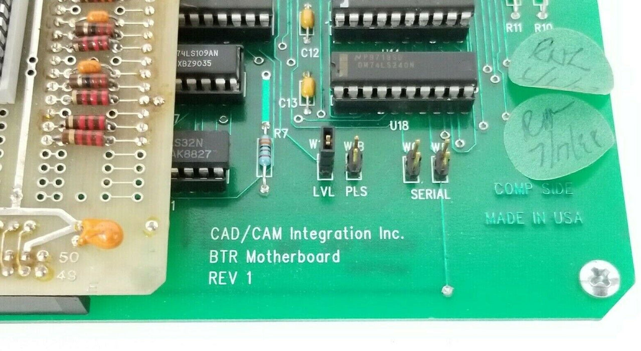 CAD / CAM INTEGRATION INC. BTR MOTHERBOARD W/ SLOSYN 125-1028 & Z-WORLD 175-0059