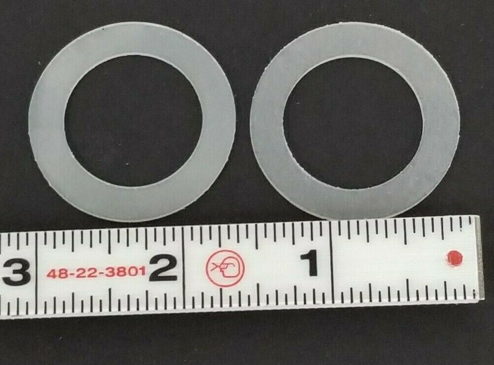 LOT OF 2 NEW DMP DANSK MASKINPAKNING A/S 116329 SILICONE PACKING SEALS 37X25X1MM
