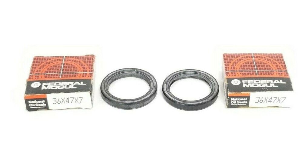 LOT OF 2 NIB FEDERAL MOGUL 36X47X7 MM OIL SEALS SOG 36 47 7 2 101897