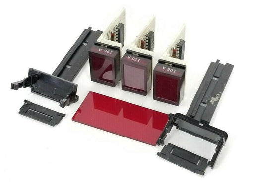 LOT OF 3 DIALIGHT 730-6020 LED READOUT BOARDS W/ 733-6003 BEZEL ASSEMBLY KIT