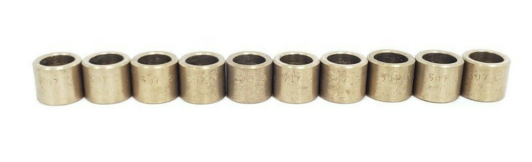 LOT OF 10 NEW OILITE CB 507-3 BRONZE BUSHINGS / BEARING SLEEVE SPACERS 5073