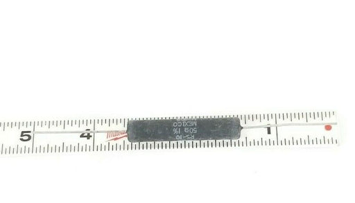 LOT OF 5 NEW DALE RS-10 RESISTORS RS10, 50OHMS 1%