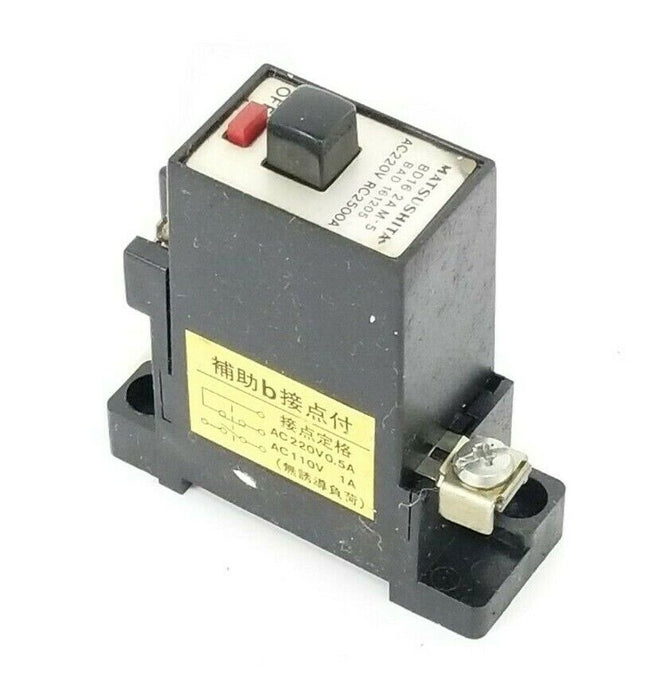 MATSUSHITA BAD-161205 CIRCUIT BREAKERS 2A 1P AC220V RC2500A BD16 2AM-5