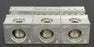 LOT OF 3 ILSCO 98074 LUG CONNECTORS 400KCMIL-6 CU7AL 2-14