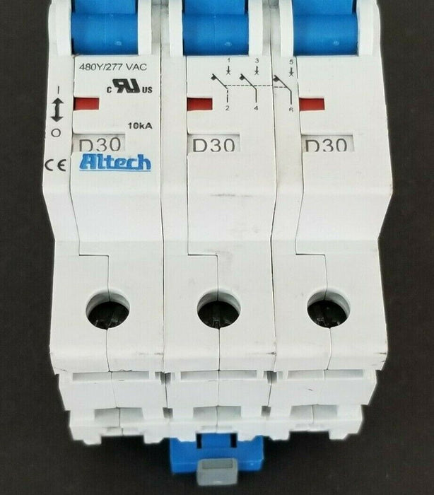 ALTECH CORP. 3D30 CIRCUIT BREAKER 480Y/277VAC 30A 3P E301611