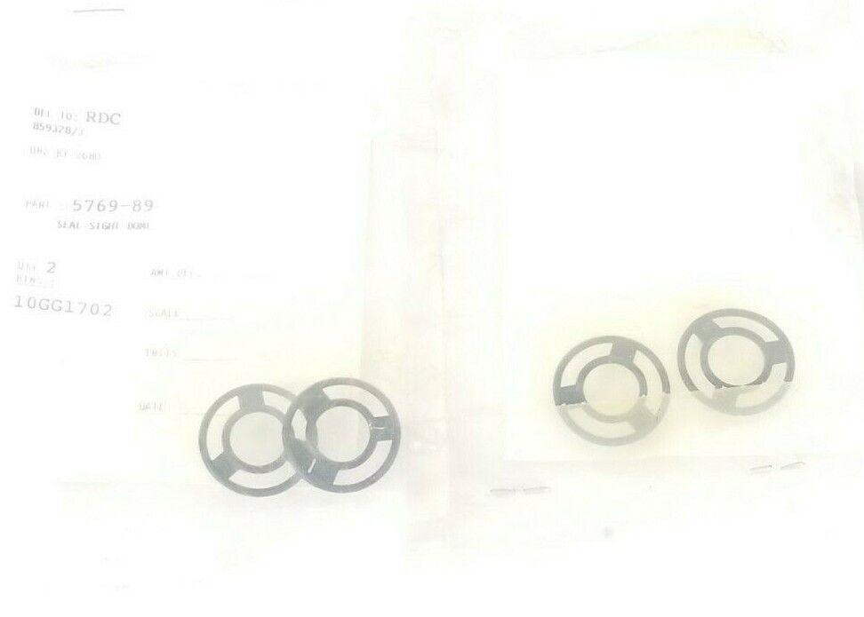 LOT OF 4 NEW NORGREN 5769-89 SEAL-SIGHT DOMES 576989