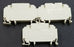 LOT OF 3 SIEMENS 8WA1-011-1SF12 TERMINAL BLOCKS 1.5mm2 6,3A IEC 800V 18-14AWG