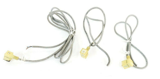 LOT OF 3 CANFIELD W1090 SOLENOID CONNECTOR CABLE ASSYS, E24546, 120V AC/DC MAX