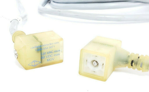 LOT OF 2 CANFIELD 120VAC 60VDC MOV SOLENOID CONNECTOR / LAPP OLFLEX 810985 CABLE