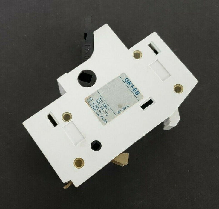 TELEMECANIQUE GK1-EB FUSEHOLDER W/ FRN-R30 FUSE 367 003-B 50A/400V 40A/500V