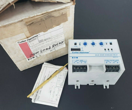 EATON CUTLER-HAMMER C310CNA3 SOLID STATE OVERLOAD RELAY, 5-30A, SERIES A1
