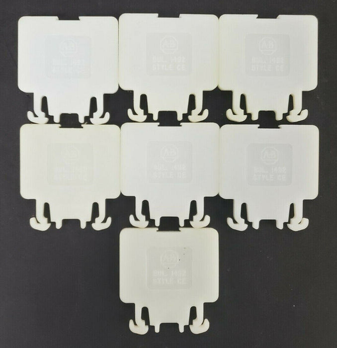 LOT OF 7 ALLEN BRADLEY 1492-N17 THERMINAL BLOCKS 1492N17 SER . A