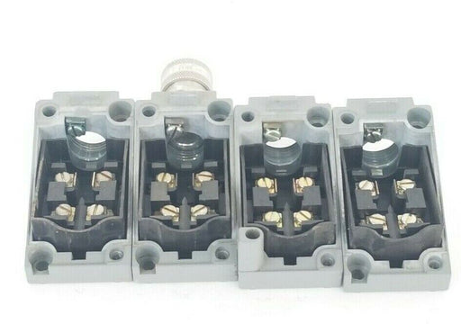 LOT OF 4 GENERIC LIMIT SWITCH RECEPTACLES