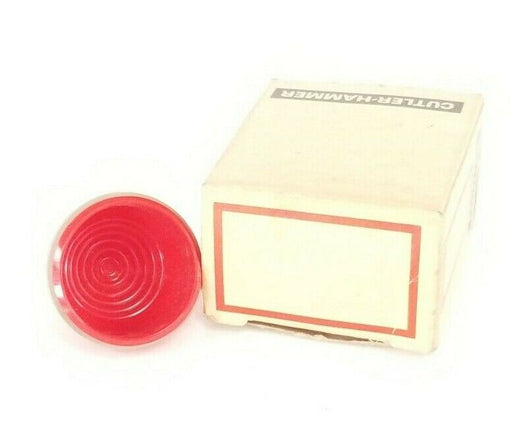 NIB EATON CUTLER-HAMMER 10250TC1 RED PLASTIC LENS
