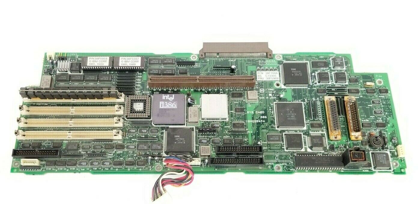IBM / LENOVO 38F7806 SYSTEM CARD 16MHz IGH0254FA 38F5969 W/ 68X6127 2MB BOARD