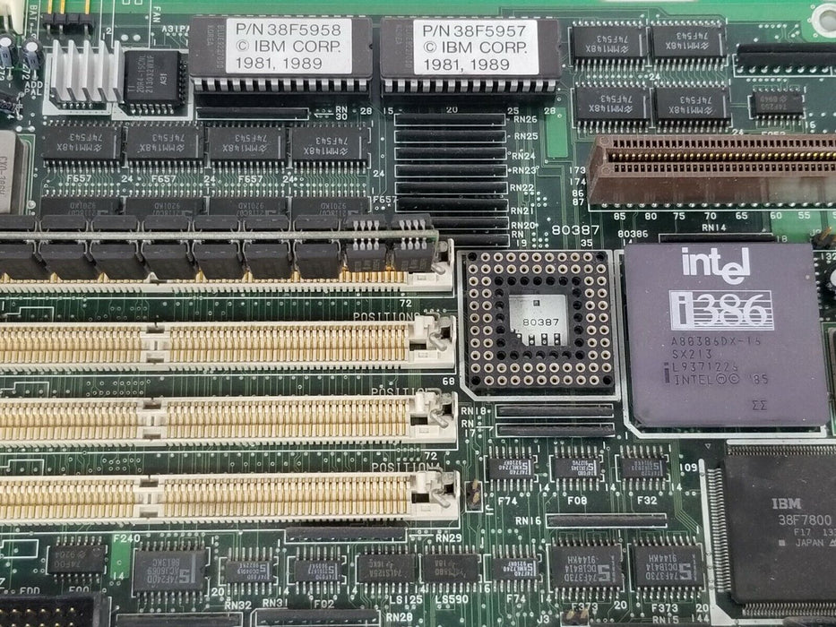 IBM / LENOVO 38F7806 SYSTEM CARD 16MHz IGH0254FA 38F5969 W/ 68X6127 2MB BOARD