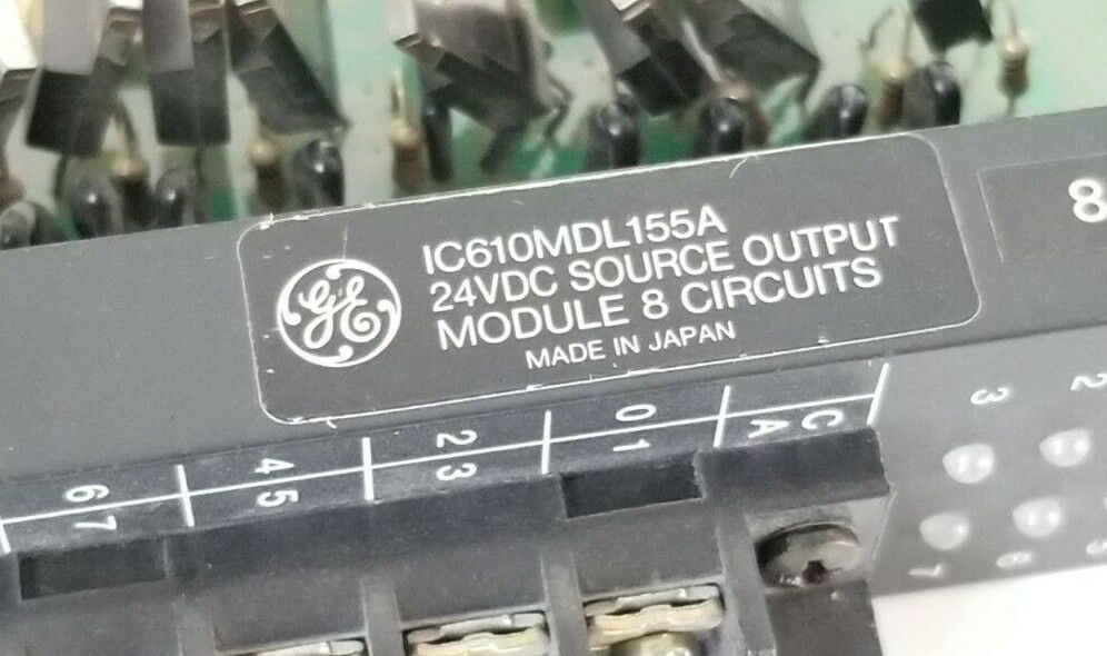 GE FANUC IC610MDL155A SOURCE OUTPUT MODULE 24VDC 8 CIRCUIT IC610MDL155