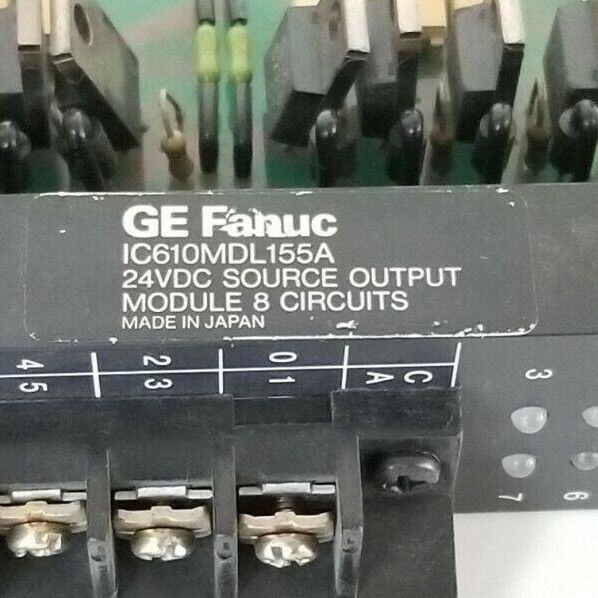 GE FANUC IC610MDL155A SOURCE OUTPUT MODULE 24VDC 8 CIRCUIT (FOR PARTS)
