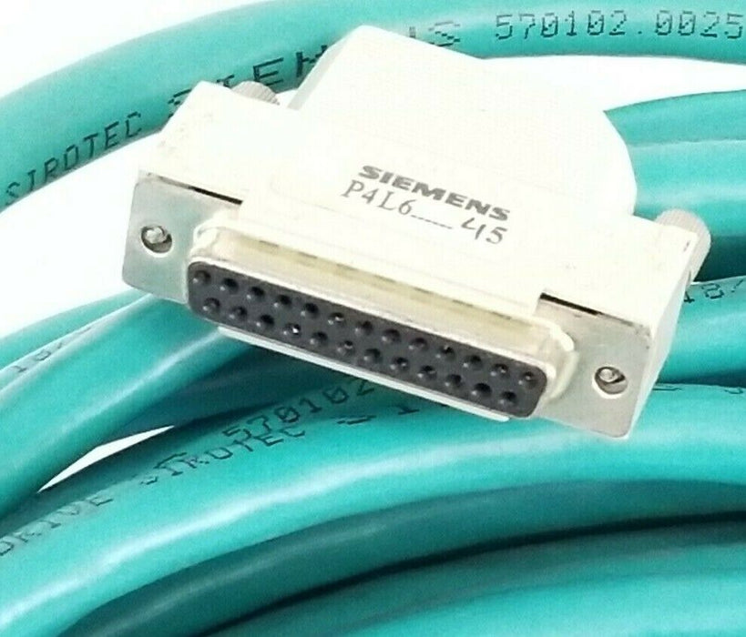 SIEMENS SIROTEC 6FX2002-2CA31-1CA0 SINUMERIK SIMODRIVE CABLE 20M 570102.0025.00