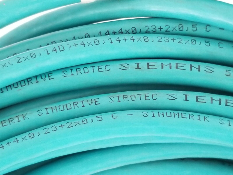 SIEMENS SIROTEC 6FX2002-2CA31-1CA0 SINUMERIK SIMODRIVE CABLE 20M 570102.0025.00