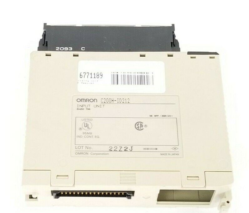 OMRON C200H-ID212 INPUT MODULE 24VDC, 7mA, C200HID212