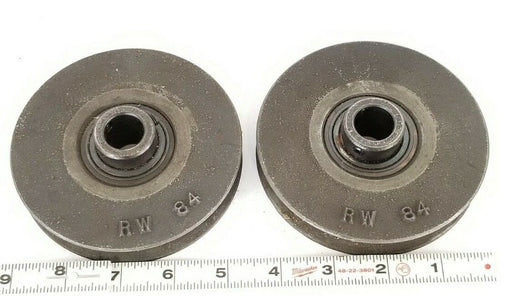 LOT OF 2 GENERIC / SEALMASTER RW-84 PULLEYS 3/4'' IN. BORE W/ ER-12 BEARINGS