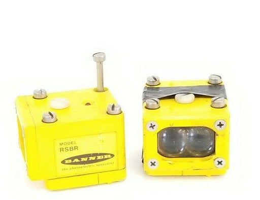 LOT OF 2 BANNER RSBR MAXI-BEAM RECEIVERS 25604, RANGE: 90M