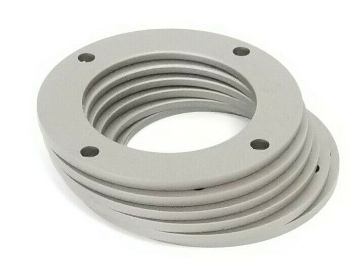 LOT OF 6 NEW GENERIC 844B33 RETAINING PLATES 3-1/4'' O.D. 2'' I.D.