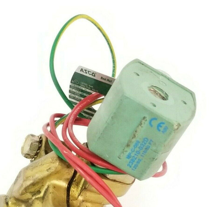 ASCO RED-HAT 8321G4 SOLENOID VALVE 10-200PSI 302927 W/ MP-C-080 238210-032D