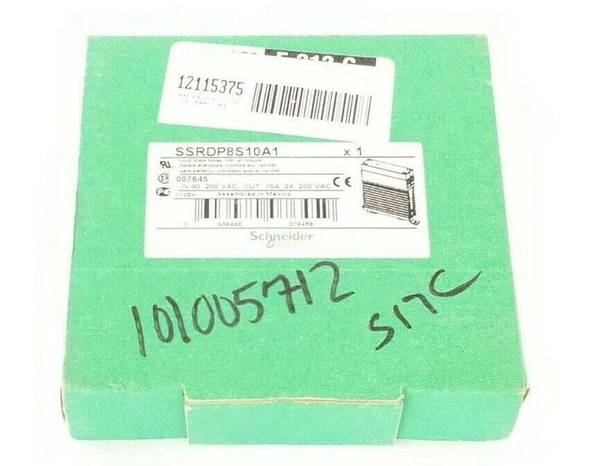 NIB SCHNEIDER ELECTRIC SSRDP8S10A1 SOLID STATE RELAY, DIN RAIL MOUNT
