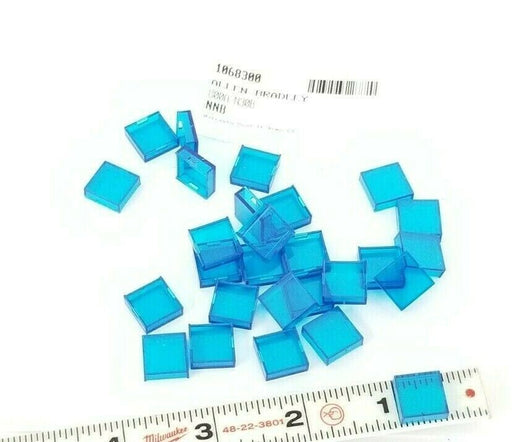 LOT OF 27 NEW ALLEN BRADLEY 800A-N30B REPLACEMENT LENS BLUE 800AN30B