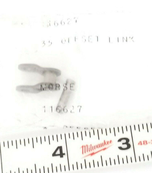 LOT OF 50 NEW MORSE / ANSI 116627 OFFSET LINKS 35 3/8'' PITCH x 3/16'' WIDTH